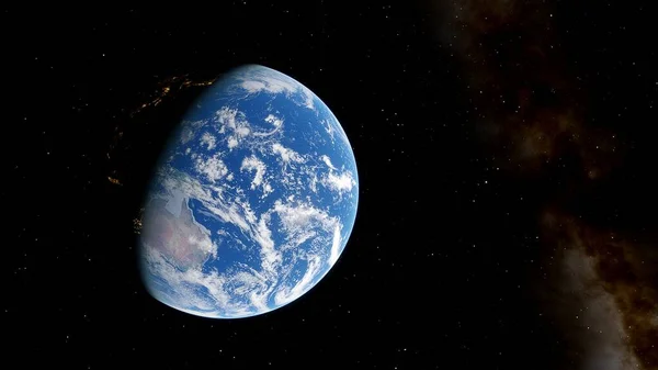 planet earth from space, earth globe from space 3d render