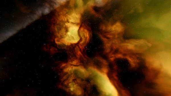 red-violet nebula in outer space, horsehead nebula, unusual colorful nebula in a distant galaxy, red nebula 3d render