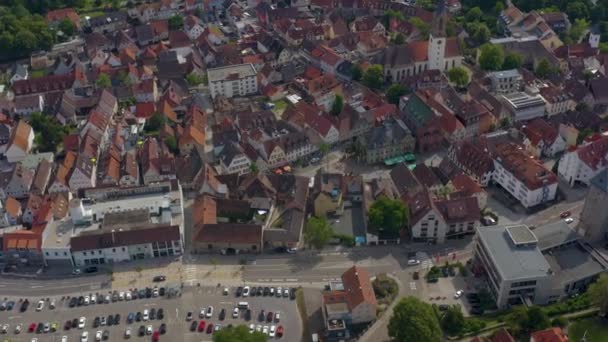 Aérea Ciudad Bretten Alemania — Vídeos de Stock