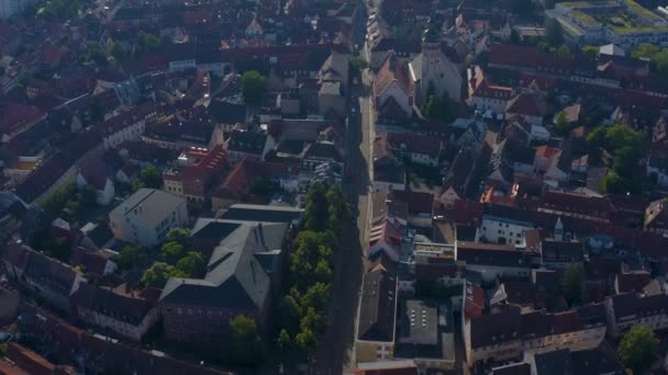 Luftaufnahme Der Altstadt Von Durlach Deutschland — Stockvideo