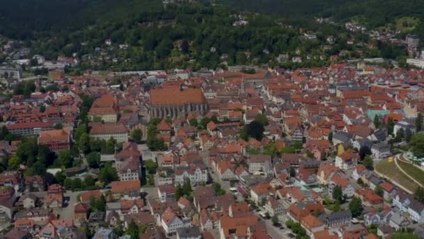 Zdjęcie Starej Części Miasta Schwaebisch Gmuend Niemczech — Wideo stockowe