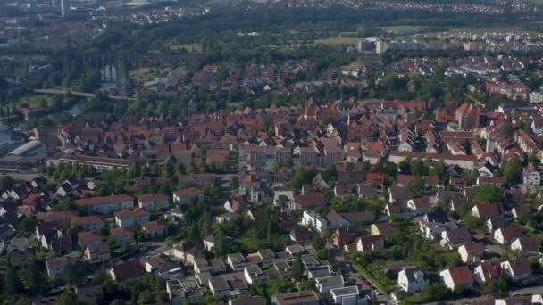 독일의 비스싱 도시의 정기적 — 비디오