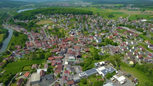 Veduta Aerea Centro Storico Germania Una Giornata Sole Estate — Video Stock