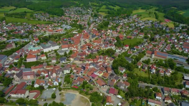 Veduta Aerea Centro Storico Germania Una Giornata Sole Estate — Video Stock