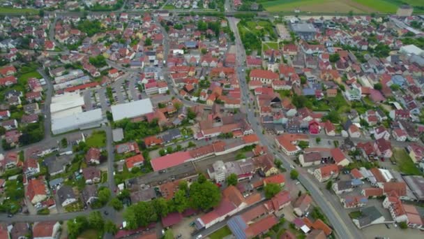 Veduta Aerea Centro Storico Germania Una Giornata Sole Estate — Video Stock