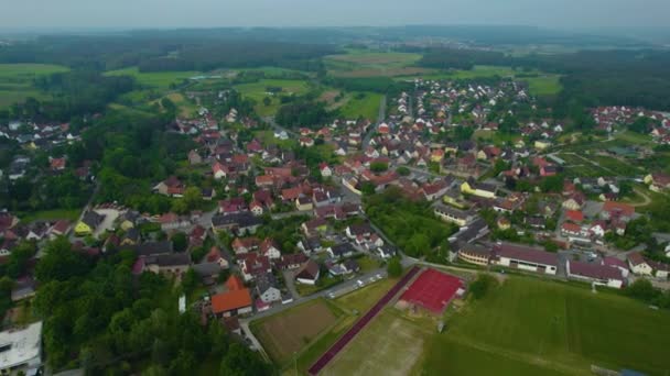 Veduta Aerea Centro Storico Germania Una Giornata Sole Primavera — Video Stock