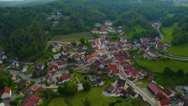 Veduta Aerea Centro Storico Germania Una Giornata Sole Primavera — Video Stock