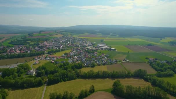 Veduta Aerea Centro Storico Germania Una Giornata Sole Primavera — Video Stock