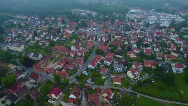 Pemandangan Udara Kota Dan Pusat Kota Tua Jerman Pada Hari — Stok Video