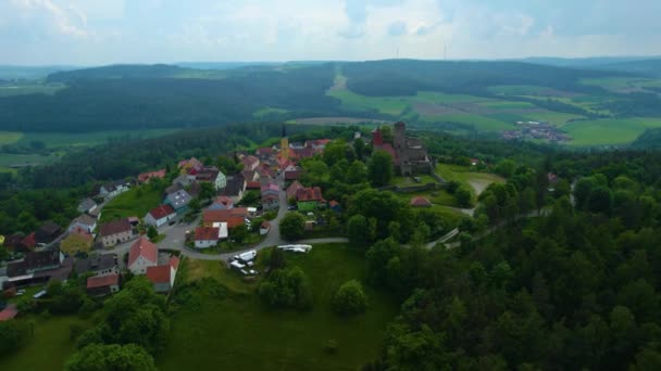 Veduta Aerea Centro Storico Germania Una Giornata Sole Primavera — Video Stock