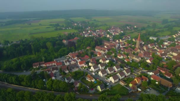 Veduta Aerea Centro Storico Germania Una Giornata Sole Primavera — Video Stock