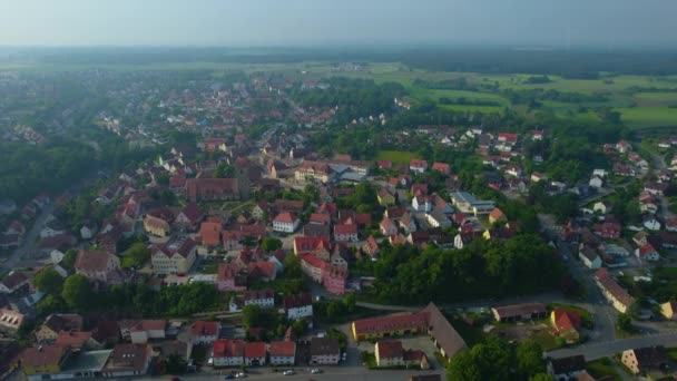 Veduta Aerea Centro Storico Germania Una Giornata Sole Primavera — Video Stock