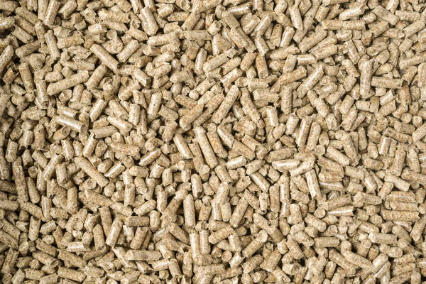 Flush Wood Pellet Background with Nobody — Stock Photo, Image