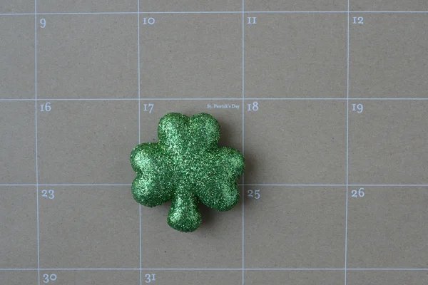 Calendar Showing Saint Patrick's Day for 2015 — Stock Photo, Image