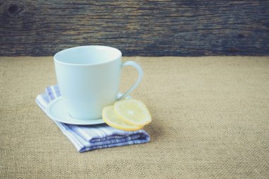 Fincan çay Instagram stil filtreli