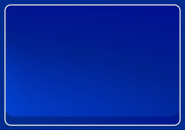 Beyaz çerçeveli, yanardöner mavi arka plan