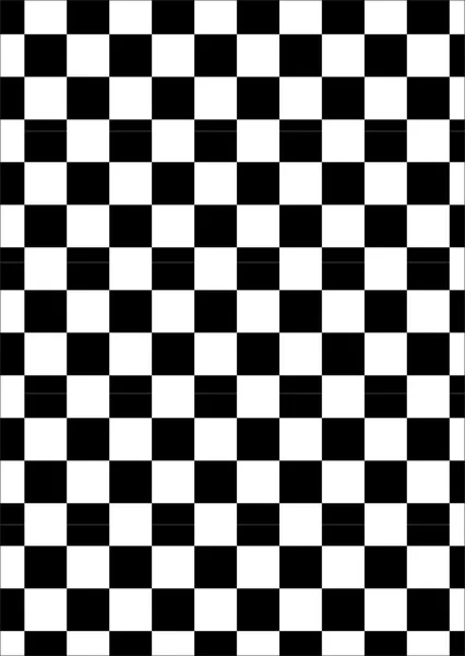 O xadrez, quadrados pretos sobre um fundo branco — Fotografia de Stock