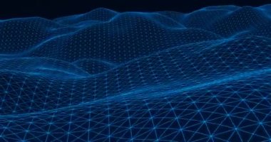 Soyut çokgen uzay düşük polyester arka plan ve parlak çizgi. 3d oluşturma