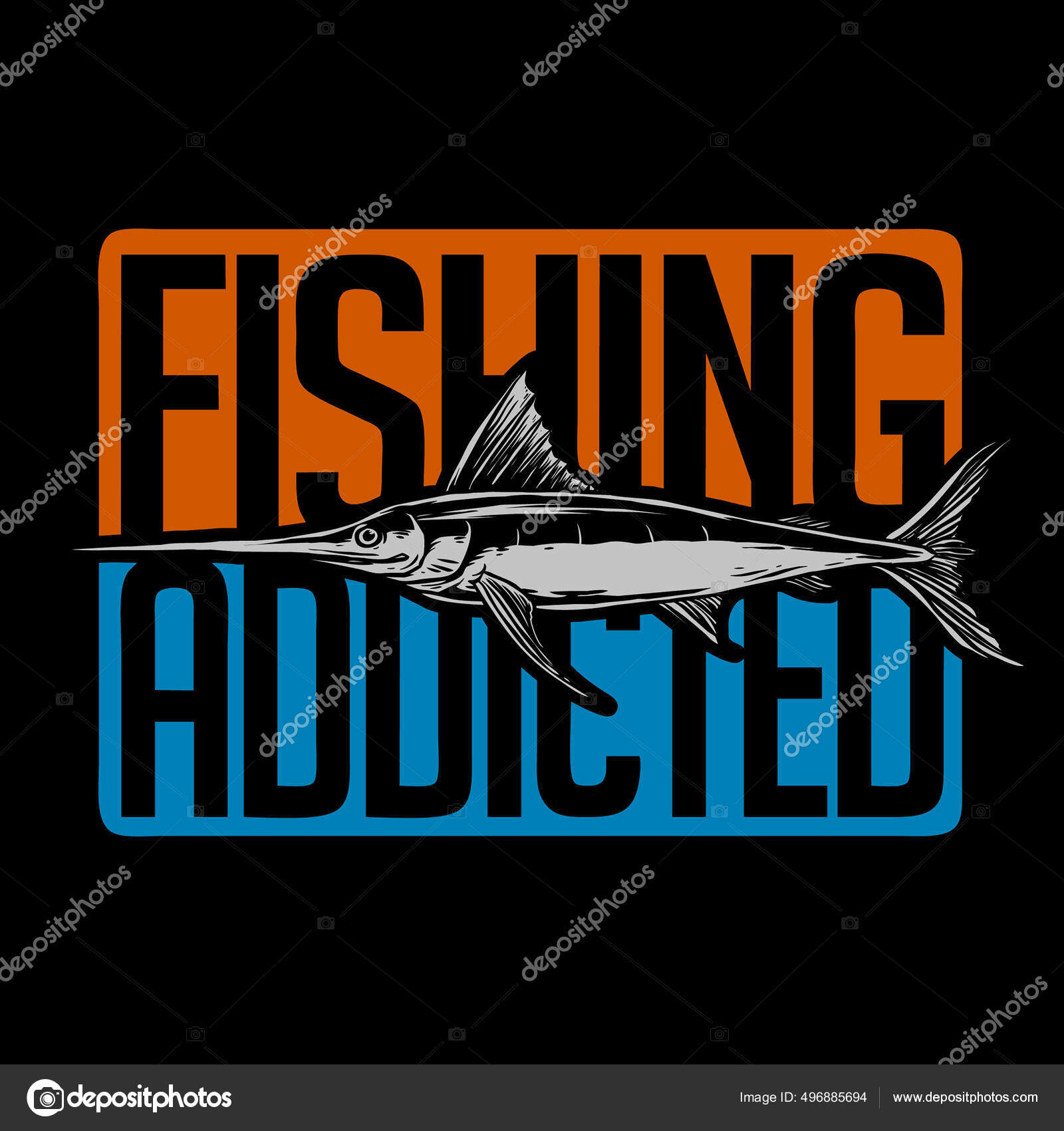 Vector Sword Fish Logo Illustration Stock Vector by ©jerkslab 496885694