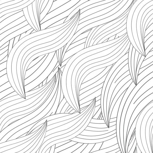 Modèle avec feuilles et lignes — Image vectorielle