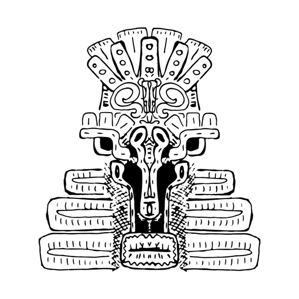 Adorno de antiguos Incas, Aztecas — Vector de stock