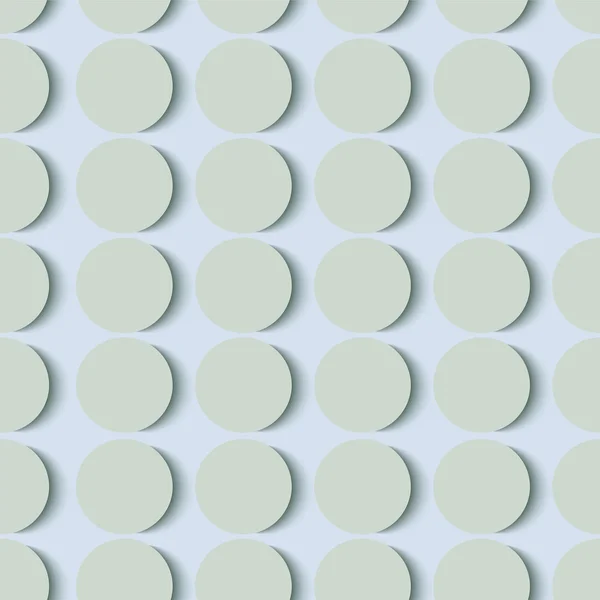 Seamless background with circles which departs from the shadows. Volumetric pattern. — Stock Photo, Image