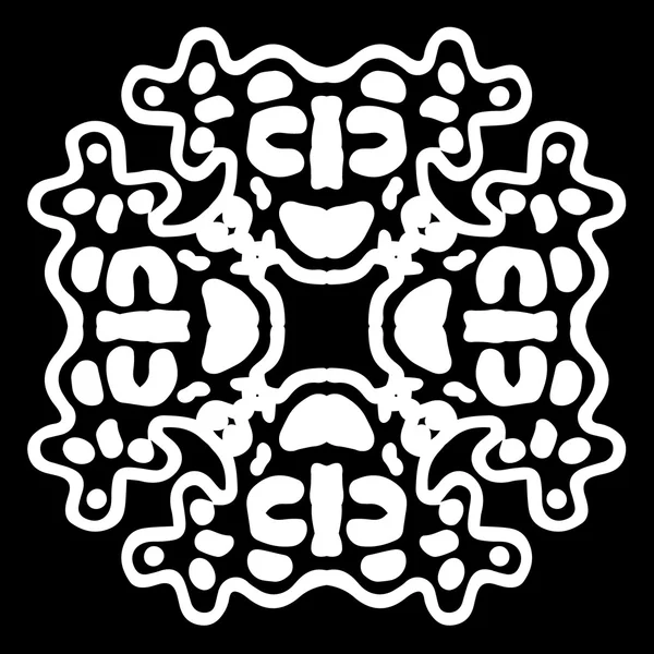 Süsleme soyut, desen kalıp, tasarım, dekorasyon öğesi, vektör çizim kesilmiş