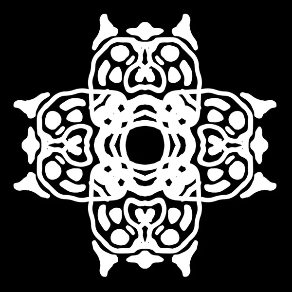 Süsleme soyut, desen kalıp, tasarım, dekorasyon öğesi, vektör çizim kesilmiş