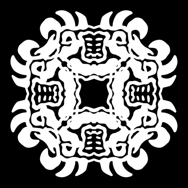 Süsleme soyut, desen kalıp, tasarım, dekorasyon öğesi, vektör çizim kesilmiş