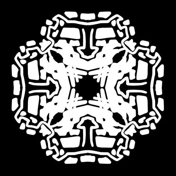 Süsleme soyut, desen kalıp, tasarım, dekorasyon öğesi, vektör çizim kesilmiş