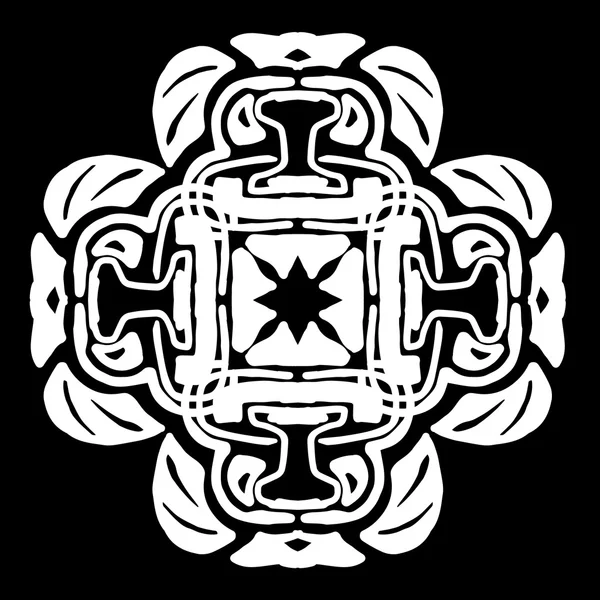 Süsleme soyut, desen kalıp, tasarım, dekorasyon öğesi, vektör çizim kesilmiş