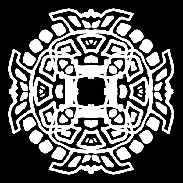 Süsleme soyut, desen kalıp, tasarım, dekorasyon öğesi, vektör çizim kesilmiş