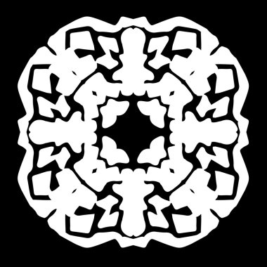 Süsleme soyut, desen kalıp, tasarım, dekorasyon öğesi, vektör çizim kesilmiş