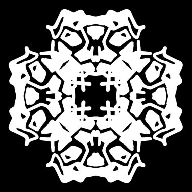 Süsleme soyut, desen kalıp, tasarım, dekorasyon öğesi, vektör çizim kesilmiş