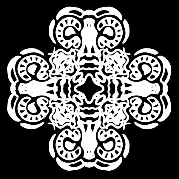 Süsleme soyut, desen kalıp, tasarım, dekorasyon öğesi, vektör çizim kesilmiş