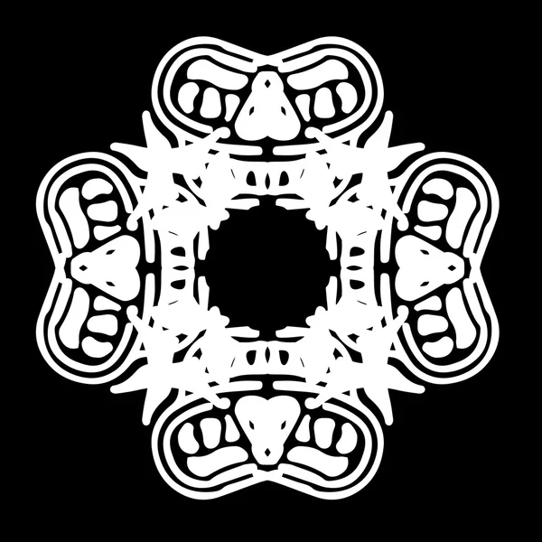 Süsleme soyut, desen kalıp, tasarım, dekorasyon öğesi, vektör çizim kesilmiş