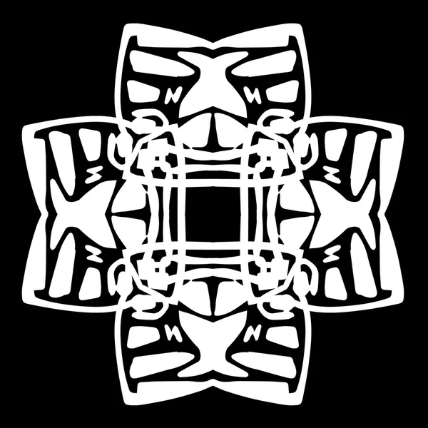 Süsleme soyut, desen kalıp, tasarım, dekorasyon öğesi, vektör çizim kesilmiş