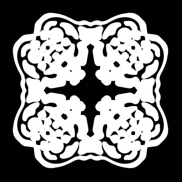 Süsleme soyut, desen kalıp, tasarım, dekorasyon öğesi, vektör çizim kesilmiş