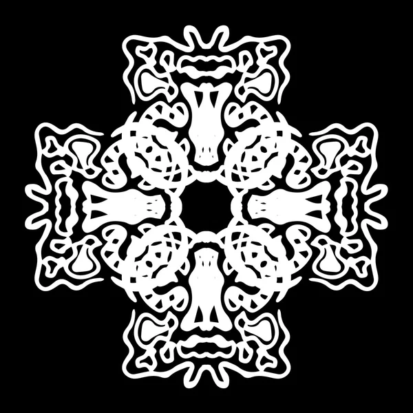 Süsleme soyut, desen kalıp, tasarım, dekorasyon öğesi, vektör çizim kesilmiş