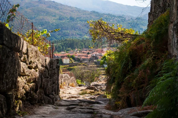 Oude Romeinse Weg Het Noorden Van Portugal Stockfoto