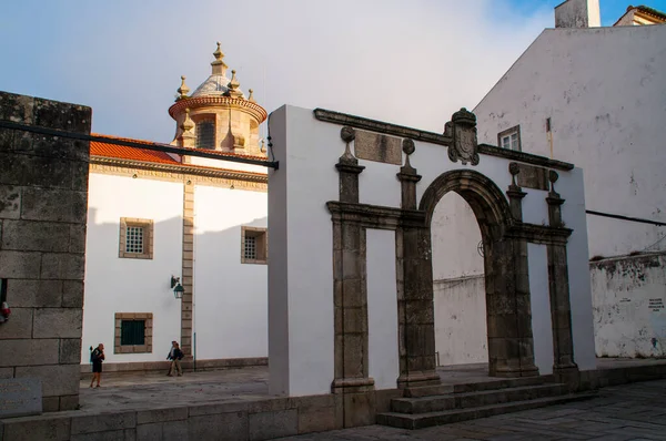 Centrum Van Viana Castelo Portugal Rechtenvrije Stockfoto's