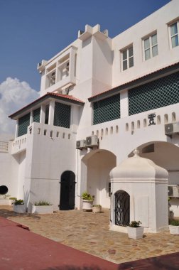 Osu Kalesi, aynı zamanda Christiansborg olarak da bilinir, Gana, Accra 'daki eski Gana başkanının evi..