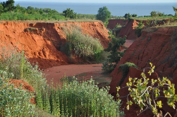 Mui Ne, Vietnam yakınlarındaki kurak nehir yatağı.
