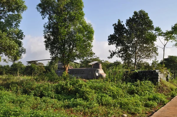 Amerikansk Helikopter Den Tidigare Khe Sanh Combat Base Vietnam — Stockfoto