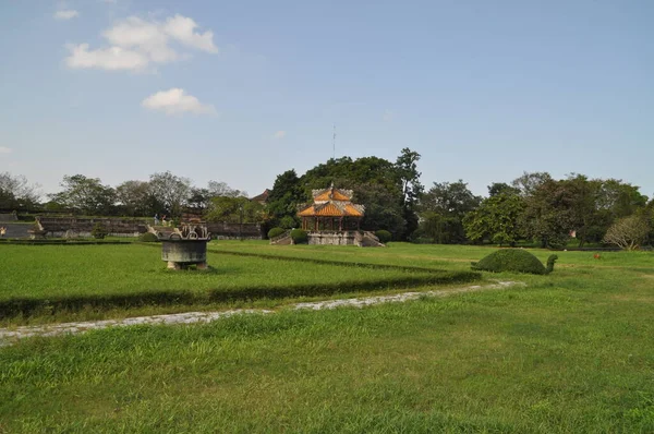 Kota Kekaisaran Dalam Benteng Kota Hue Vietnam — Stok Foto