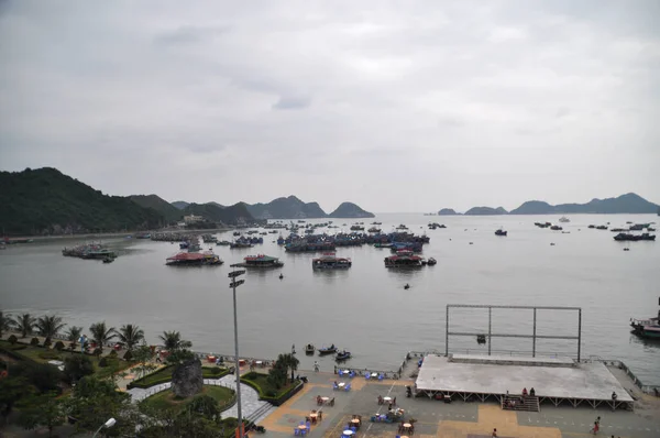 Portul Insulei Cat Din Long Bay Vietnam — Fotografie, imagine de stoc