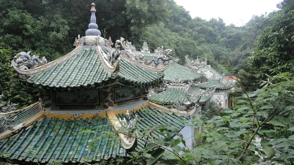 Pagode Nas Montanhas Mármore Perto Nang Vietnã — Fotografia de Stock