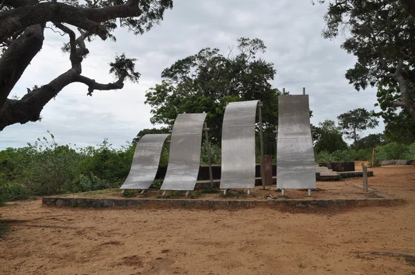Mémorial Tsunami Parc National Yala Sri Lanka — Photo