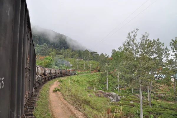 Alter Zug Zwischen Ella Und Nuwara Eliya Sri Lanka — Stockfoto