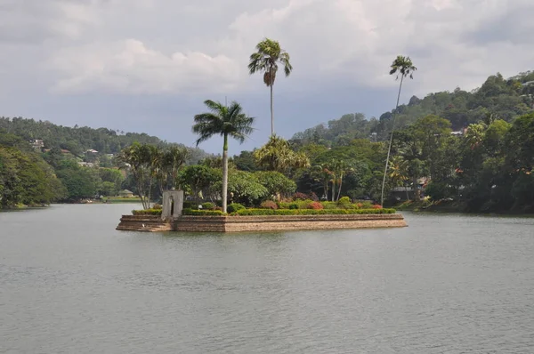 Blick Auf Den Kandy Lake Sri Lanka — Stockfoto